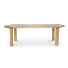Kosciusko Oak Oval Dining Table (78&quot;&ndash;96&quot;)