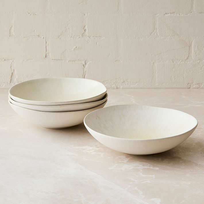Oyku Stoneware Pasta Bowl Sets