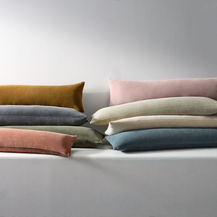 Classic Cotton Velvet Pillow Cover | West Elm