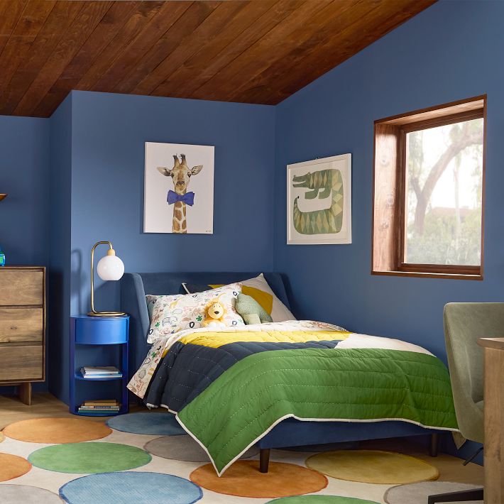 Kids Airy Cotton Voile Geo Quilt &amp; Shams