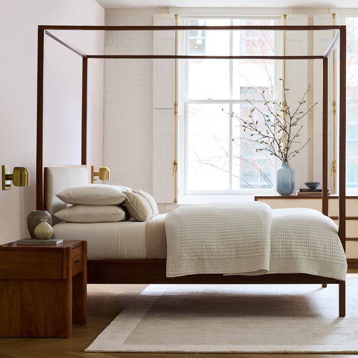 Silky TENCEL&#8482; Pick Stitch Quilt &amp; Shams