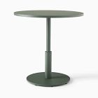 Sydney Outdoor Bistro Table (30&quot;) &amp; Santa Cruz Stacking Dining Chair Set