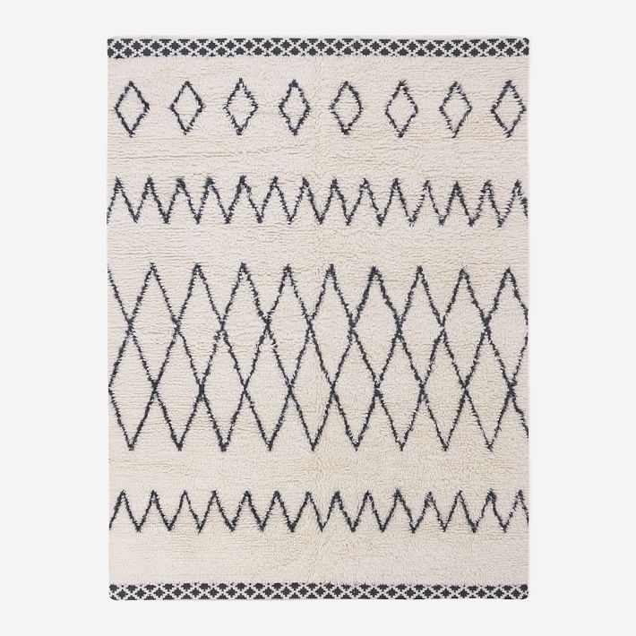 Kasbah Shag Wool Cotton Rug