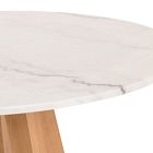 Fanned Base Round Dining Table (42&quot;- 55&quot;)
