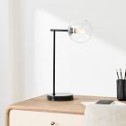 Staggered Glass USB Table Lamp (20&quot;) - Clear
