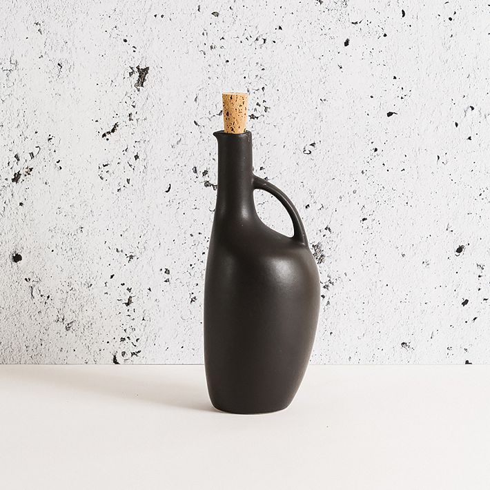 Gharyan Stoneware Olive Oil Bottle Canard