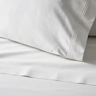 400-Thread-Count Organic Percale Pleated Edge Sheet Set