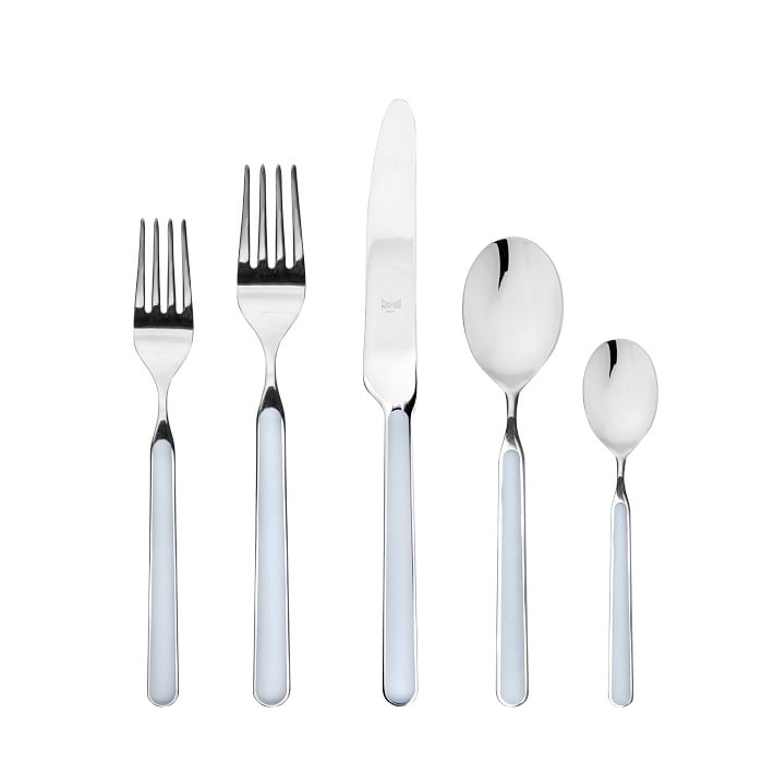 Mepra Fantasia Flatware Place Settings, Light Blue