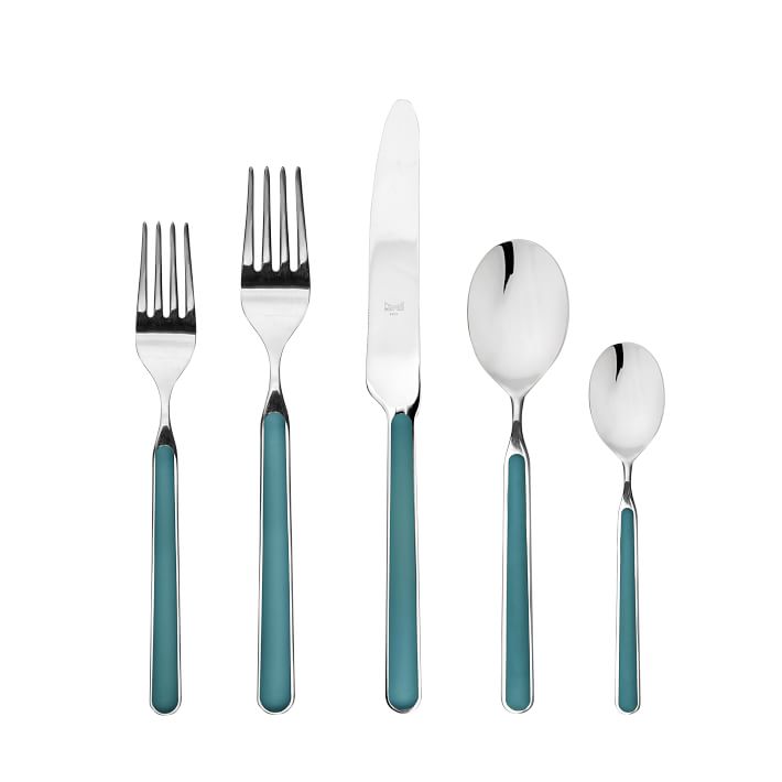 Mepra Fantasia Flatware Place Settings, Petroleum