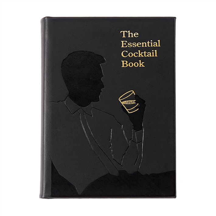 The Essential Cocktail Leather-Bound Book