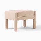 Open Box: Scarlett Ottoman - Performance Velvet Sand