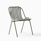 Sydney Outdoor Bistro Table (30&quot;) &amp; Santa Cruz Stacking Dining Chair Set