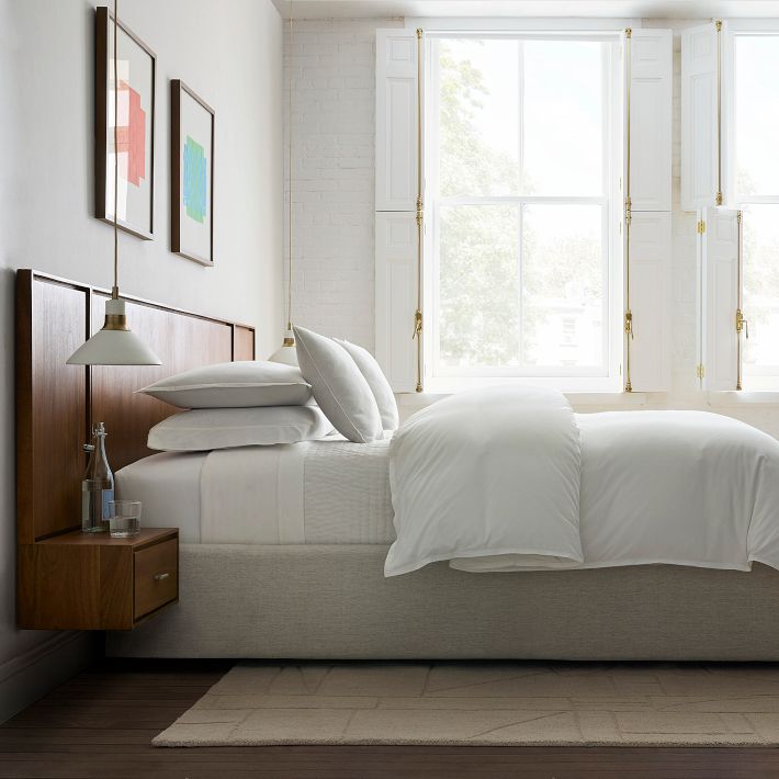400-Thread-Count Organic Percale Duvet Cover & Shams