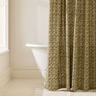 Pierce & Ward Floral Lattice Shower Curtain 