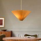 Pierce &amp; Ward Pleated Pendant (25&quot;)