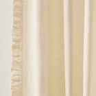 Ruffle Linen Curtain