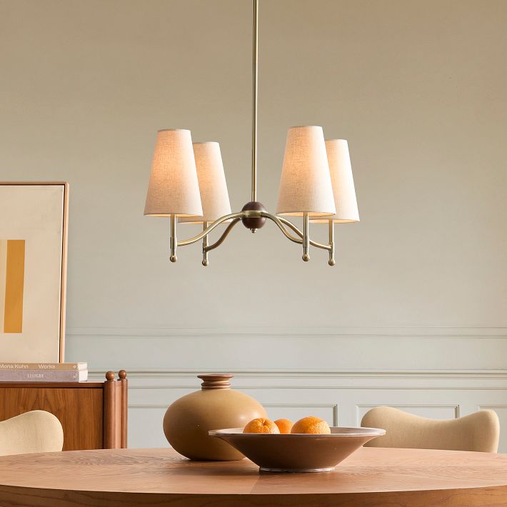 Pierce & Ward 4-Light Chandelier (22")
