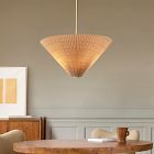 Pierce &amp; Ward Pleated Pendant (25&quot;)