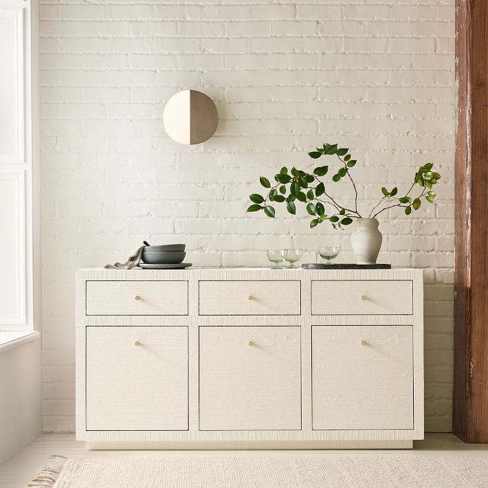 Mayson Painted Grasscloth Buffet (60") | West Elm