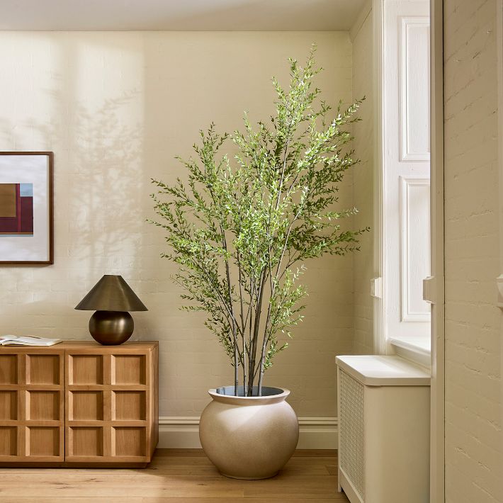Faux Potted Grass Tree