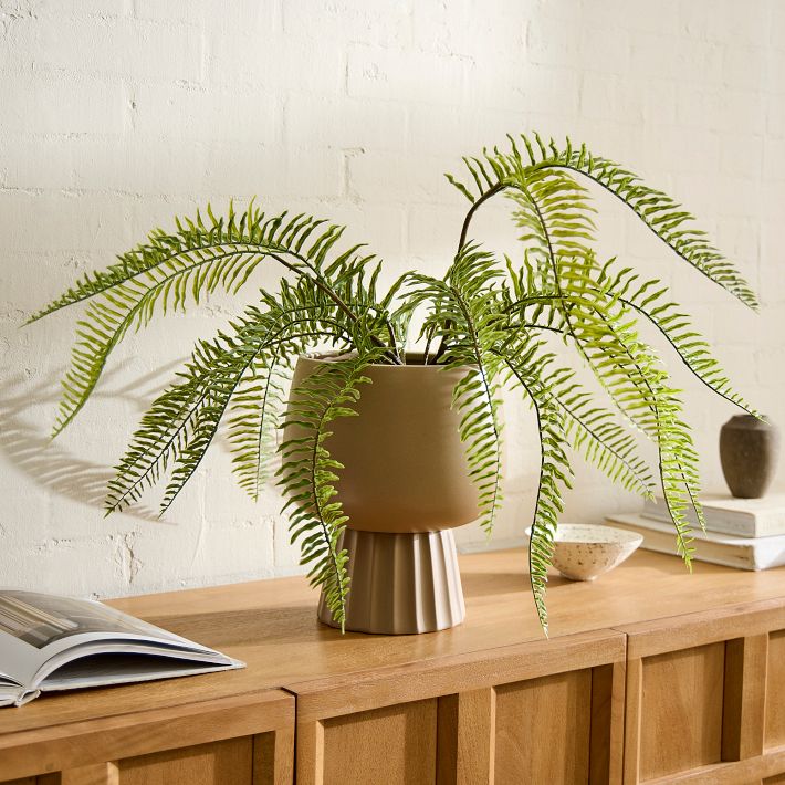 Faux Potted Long Drippy Plant