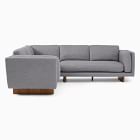 Anton 3-Piece L-Shaped Sectional (104&quot;) - Wood Legs