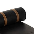 Leather Oak Entryway Bench (65.5&quot;)