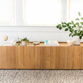 アメリカ　westelmテレビボード Slatted Media Console (67