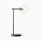 Staggered Glass USB Table Lamp (20&quot;) - Clear