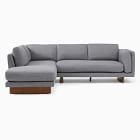 Anton 2-Piece Bumper Chaise Sectional (104&quot;) - Wood Legs