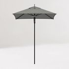 Premium Contract Grade 6' Square Outdoor Patio Umbrella - Rustproof Aluminum Frame