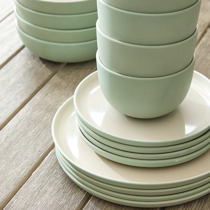 Outdoor Dinnerware Melamine Dinnerware Walmart FINE&NICE12PCS