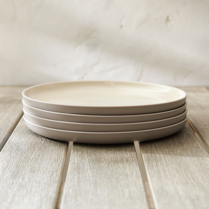 Kaloh Melamine Outdoor Dinner Plate Set - Charleston Gray