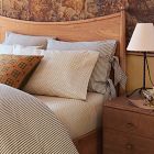 Pierce &amp; Ward Cotton Linen Stripe Duvet Cover &amp; Shams