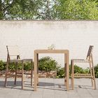 Portside Outdoor Bar Table (35&quot;) &amp; Granada Stools Set