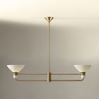 Juliette Linear 2-Light Chandelier (44&quot;)