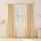 Kids Pinstripe Ruffle Curtain