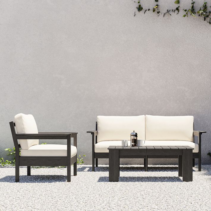 Playa Outdoor Sofa (70&quot;), Lounge Chair &amp; Coffee Table Set