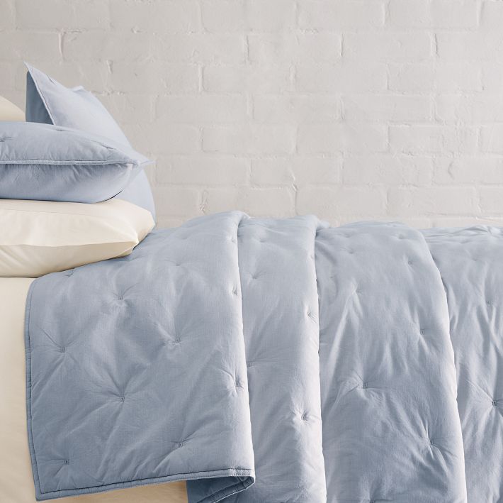 Washed Cotton Percale Quilt