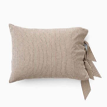 Pierce & Ward Cotton Linen Stripe Shams