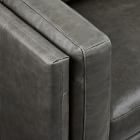 Anton Leather 3-Piece L-Shaped Sectional (104&quot;) - Wood Legs