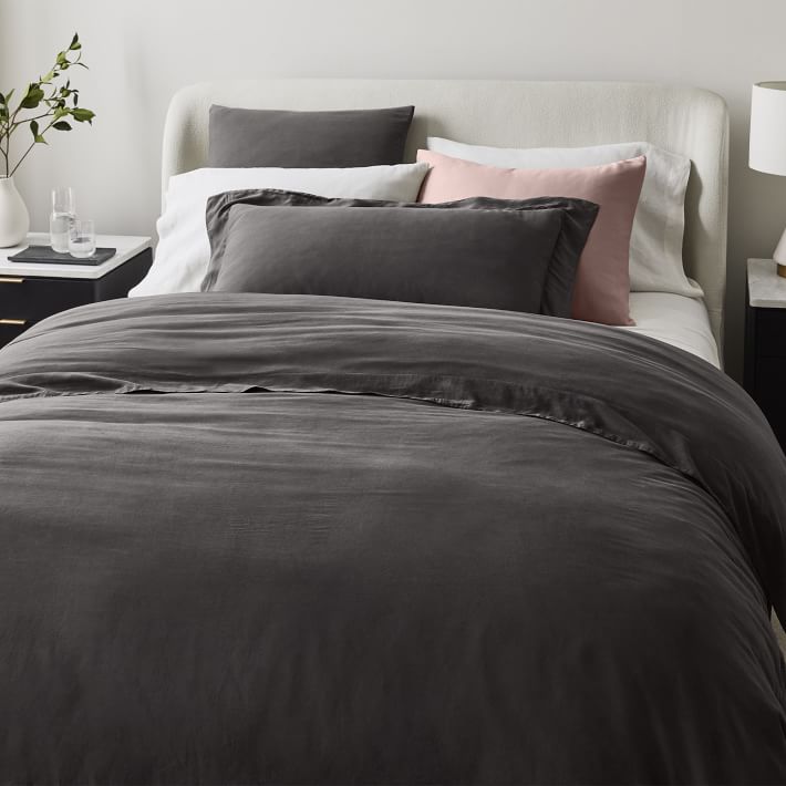 Silky Brushed TENCEL™ Duvet Cover & Shams | West Elm