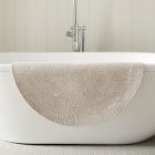 Space-Dyed Round Bath Mat