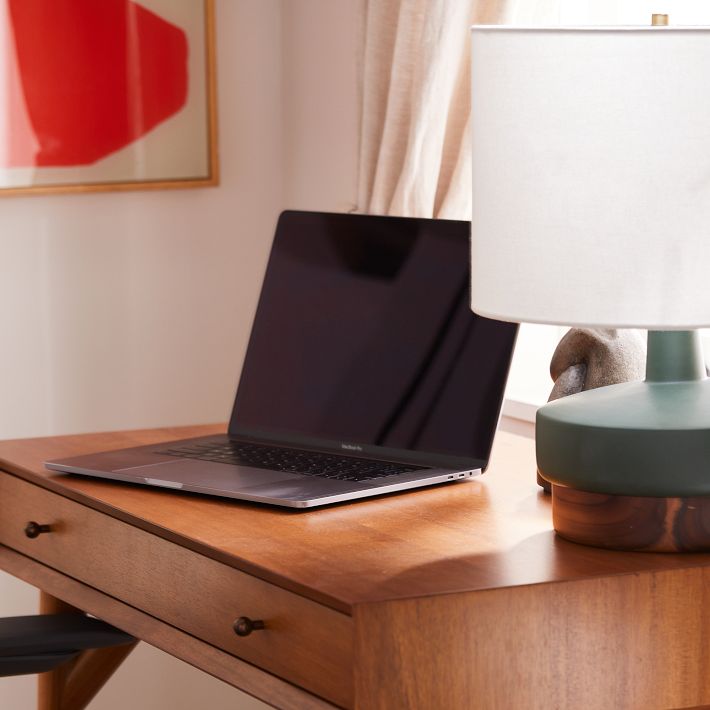 【west elm】NY デスク Mid-Century Mini Secretary-Acorn Mid-Century Mini Desk (36