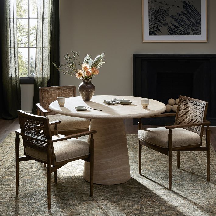 Xiomara Round Concrete Dining Table (48") | West Elm