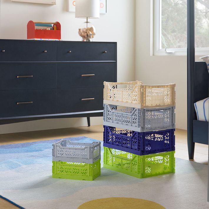Folding Storage Crate | West Elm