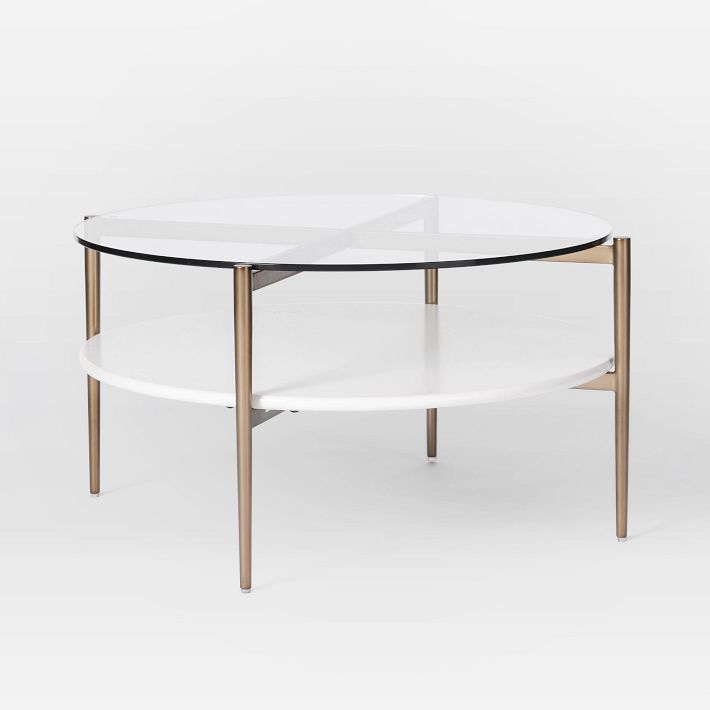 WEST ELM Art Display Coffee Table テーブル Mid-Century Art Display Coffee Table | Modern Living Room
