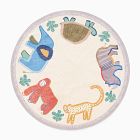 Kids Follow The Leader Machine Washable Rug