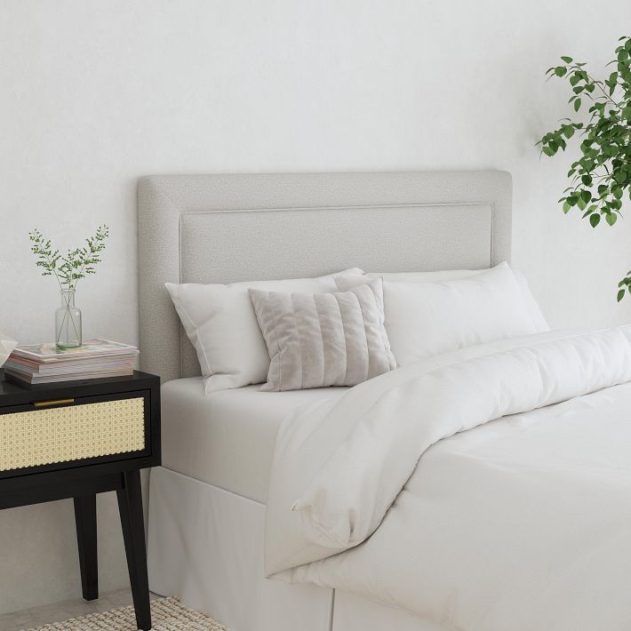 Upholstered Bordered Headboard