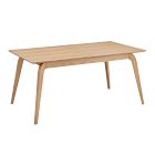 Curved Splayed Leg Extendable Dining Table (63&quot; &ndash; 83&quot;)